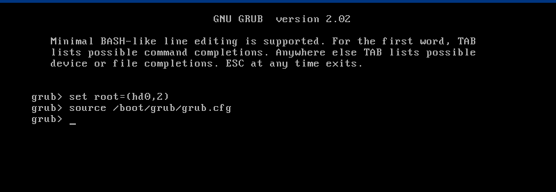 grub加载archlinux菜单
